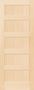 Porte modèle traditionnelle-SHAKER 5 PANNEAUX 795-H (30''-32''-28''-24'')