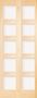 Porte modèle Traditionnelle-Française SHAKER 5 PANNEAUX (30''-32''-28''-24'') 